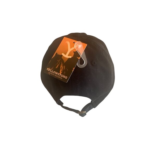NWT Yellowstone Dutton Ranch Black Adjustable Baseball Cap - Picture 4 of 6